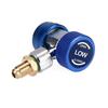 AC R134A Quick Coupler Adapter Fittings Adjustable R134A Connector H/L Manifold Connector For Car Air Condition Recharging