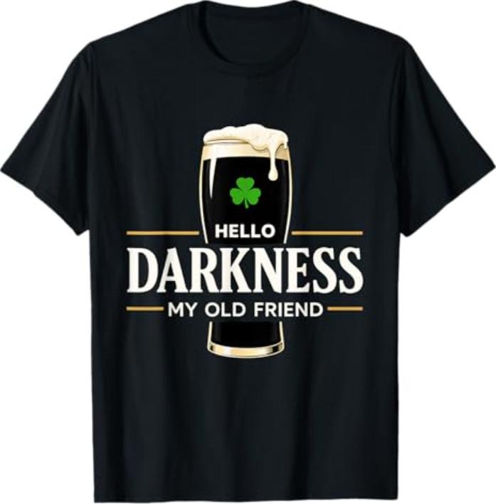 Hello Darkness My Old Friend Vitamin G Funny Quote T-Shirt S