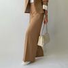Pants Sets Two Piece Suit Elegant Women Blazer Cardigan Stand Collar Coat Straight Pants Casual Spring Autumn Winter