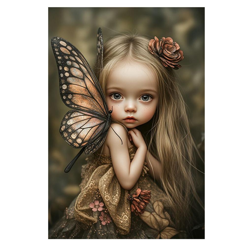 5D Diamond Painting Girl Owl Frog Cat Butterfly Picture Full Diamond Mosaic Elf Embroidery Cross Stitch Kits Art Home Decoration