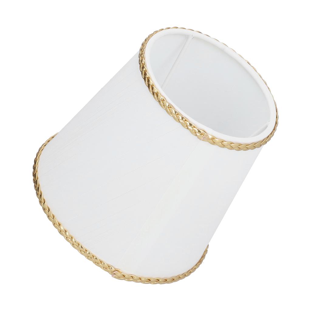 6Pcs E14 Fabric Lamp Shade Clip On Lampshades for Home Hotel Hall Office Decoration