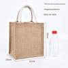 Custom DIY Hand-Painted Jute Burlap Tote Bag by MUJI