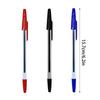 12/24/50/100Pcs Ballpoint Pen Refillable Writing Pens with Refills Comfort Grip Ballpoint Pen Blue Black Redness Ink