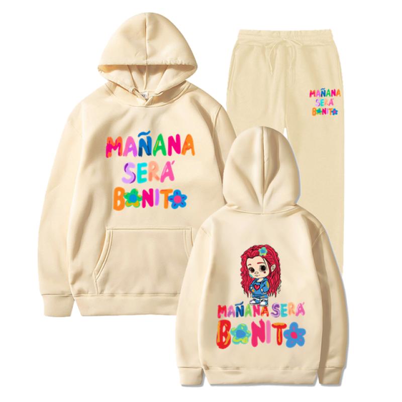 2023 New Karol G Manana Sera Bonito Singer Men/Women Fashionable Tracksuit Costume Men Women Clothing Anime New Hoodie