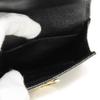Used 11679 Trifold Wallet 288648 7942 RFID IC Chip Gold Compact Wallet Logo Clip Black Unisex from Japan AUTHENTIC
