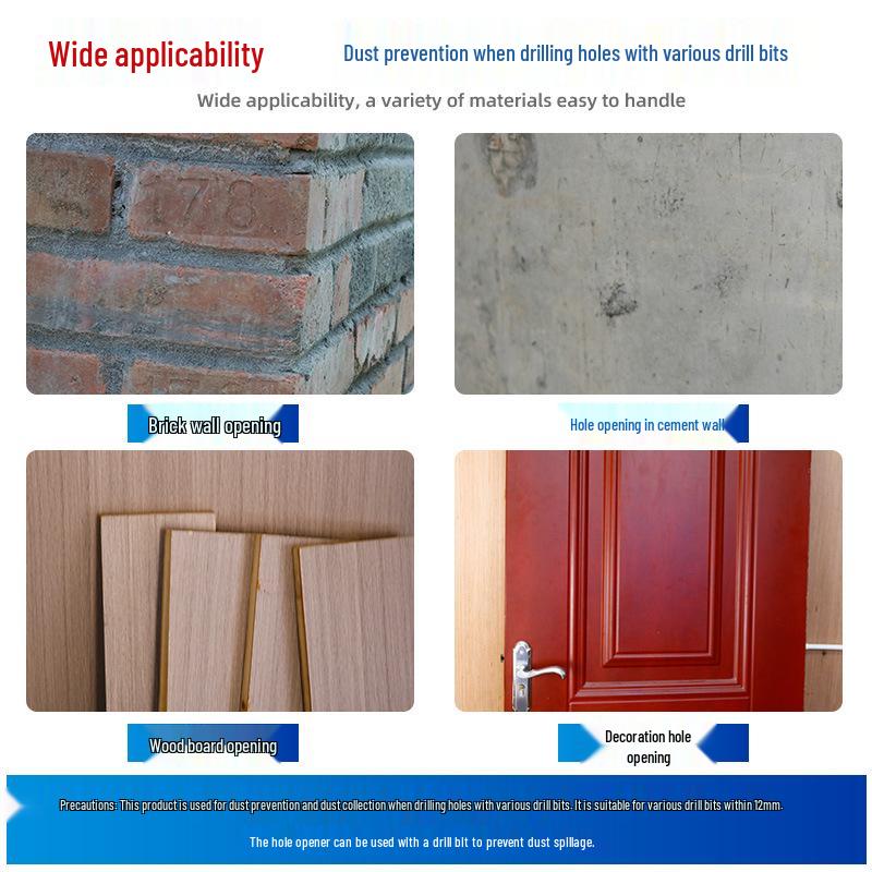 Electric Drill Dust Shield: Dust-Free Hole Punching Protector for Impact and Household Drills