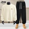 JEEP SPIRIT Men's 2025 Casual Hoodie & Sweatpants Set