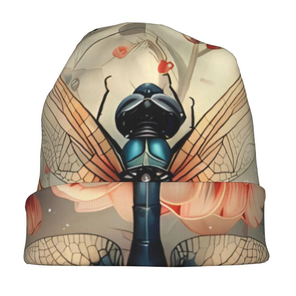Dragonfly Classic Knit Hat for Adults Available in Versatile Tones Ideal for Subtle Styling During Cool Days Or Relaxed Seasons