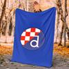 Dinamo Zagreb Flannel Blanket Soft Warm All-Season Throw, Design for Camping, Car Travel, Hiking Sofa, Bed, Office Perfect Gift for Parties