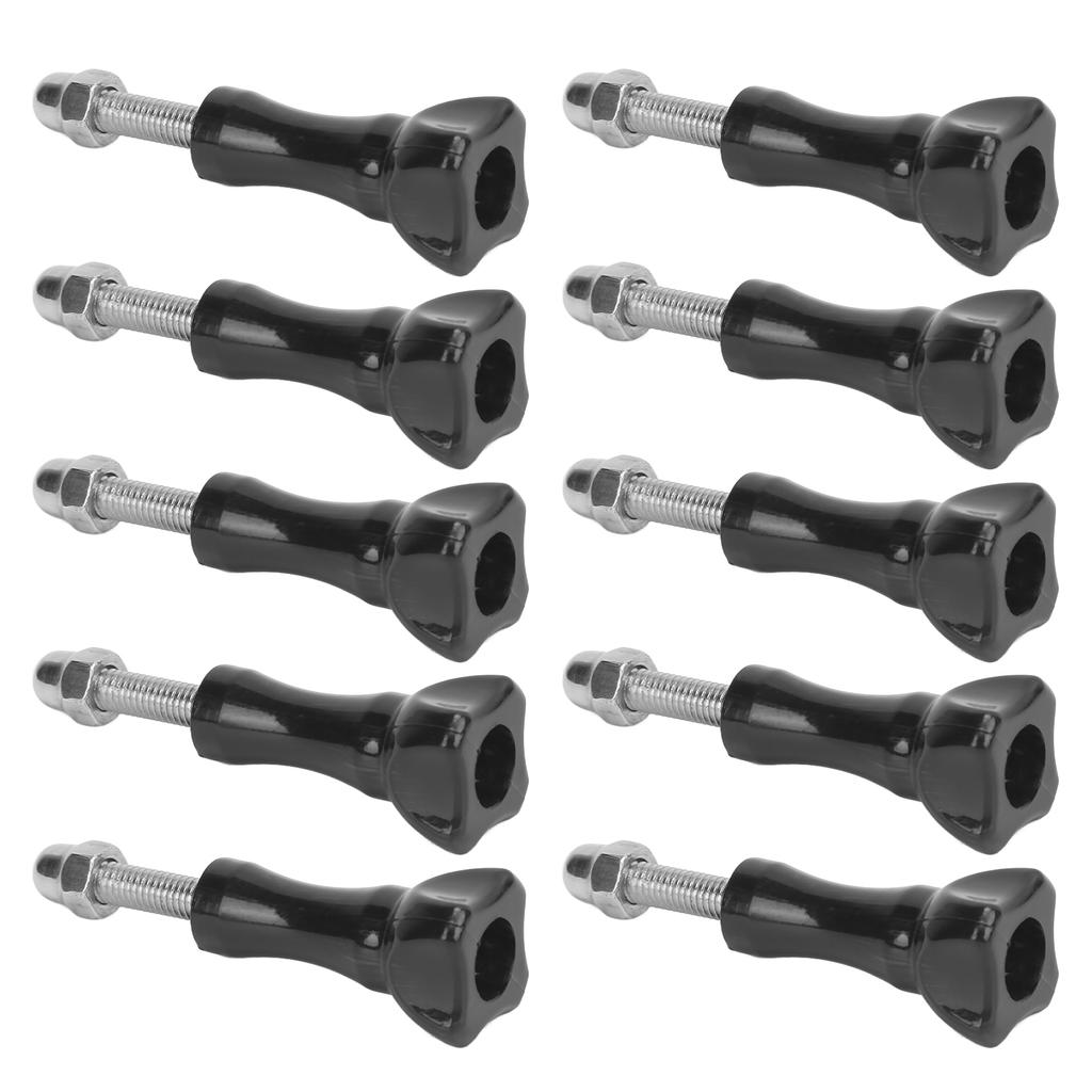 10pcs Set Tripod Mount Adapter Knob Long Thumb Screws with Nut for GoPro Accessories