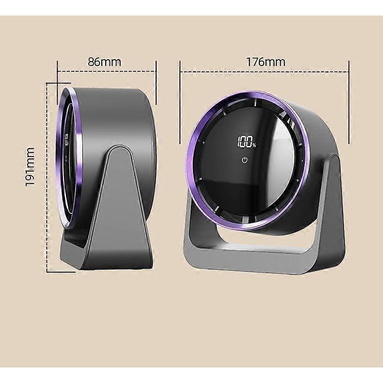 Silent USB Bladeless Desktop & Handheld Fan Portable Office Home