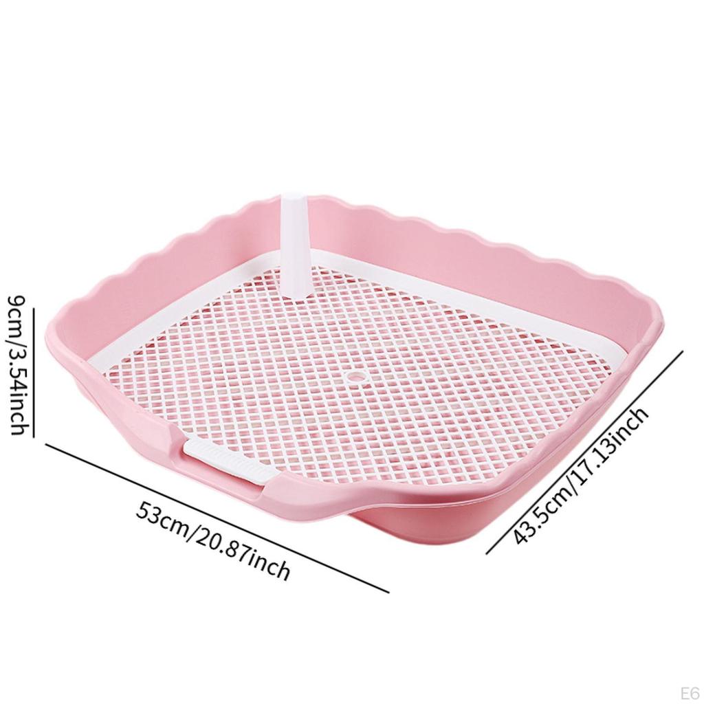 Badezimmer zum Badezimmer, Hundetrainingstoilette, Netzgitter, leicht zu reinigen, Haustiere mit Pad