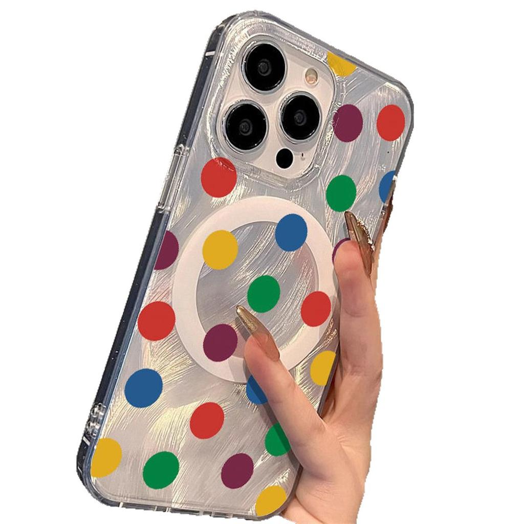 For Apple Magnetic Phone Case Ins Cute Personality for Apple Magnetic Phone Case Magsafe Magnetic Head Ring