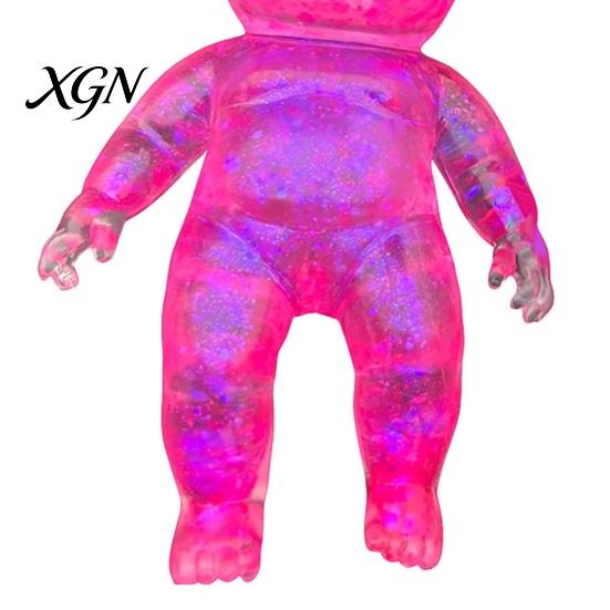 Babies Sensory Toy Glitter Stress Relief Slow Rising Anxiety Relieving Mini Baby Reduction Squeeze Soft Stretchy Relaxation Ball Fidget