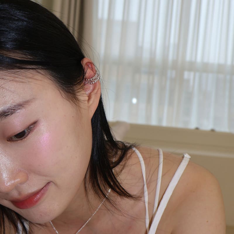 

World Line Tiara earcuff silver