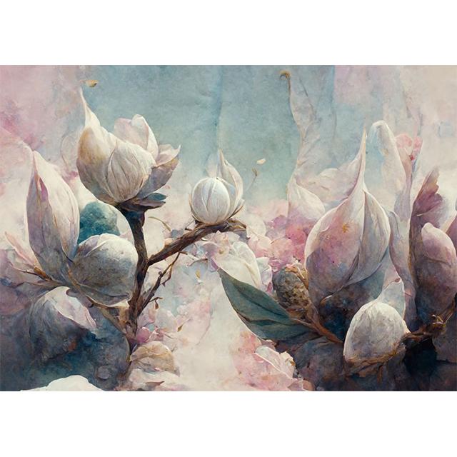 Abstract Flower Surrealism Artist Prints Poster Canvas Painting Modern Wall Art Pictures For Living Room Bedroom Home Decoration