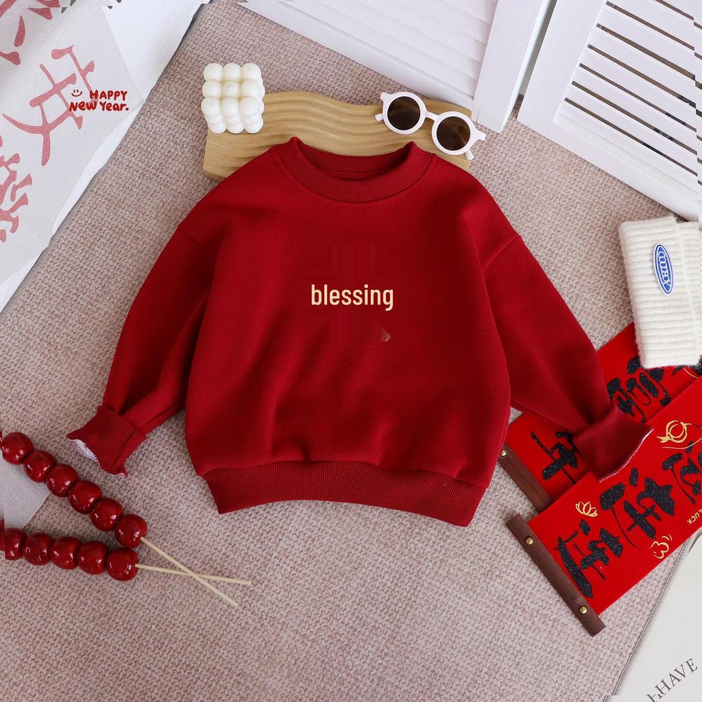 2026 Year of the Horse Family Matching Outfits: High-End Plus Velvet for Mother-Son/Daughter & Baby Rompers for New Year