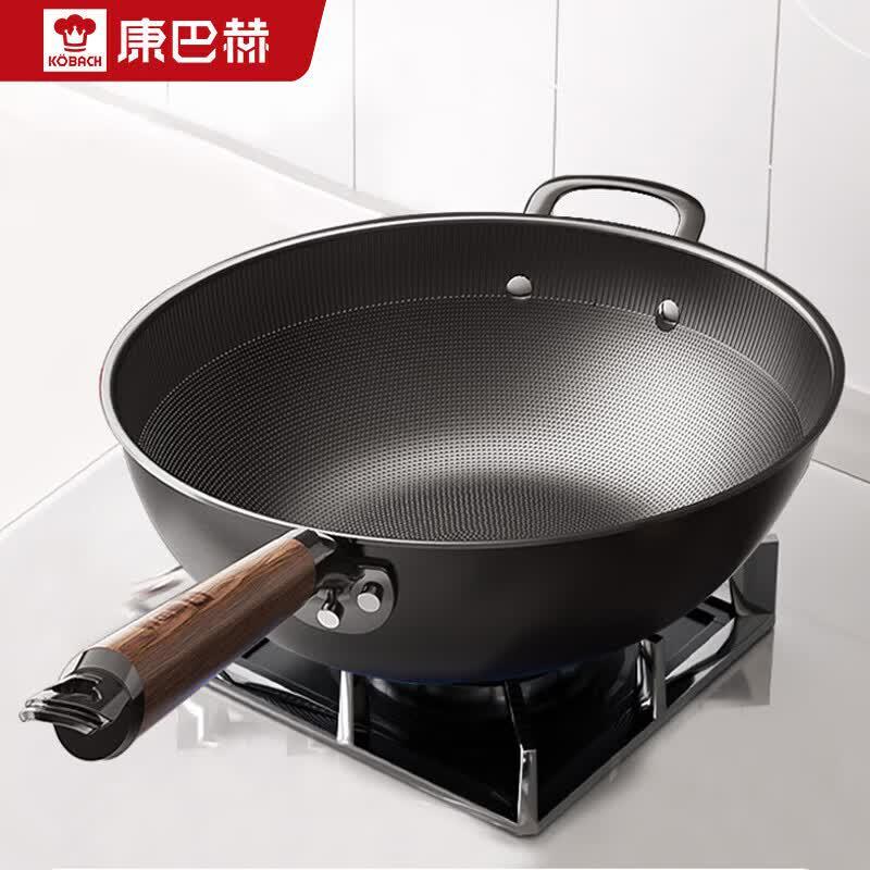 KOBACH Cast Iron Non-stick Wok