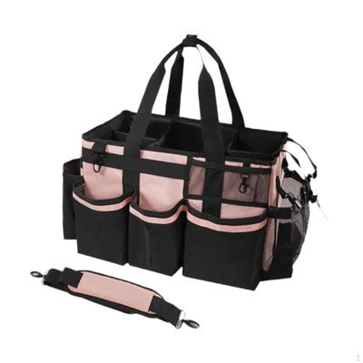 Cleaning Organizer Tote Bag Multi Compartment Design Supply and Handle for Cleaners