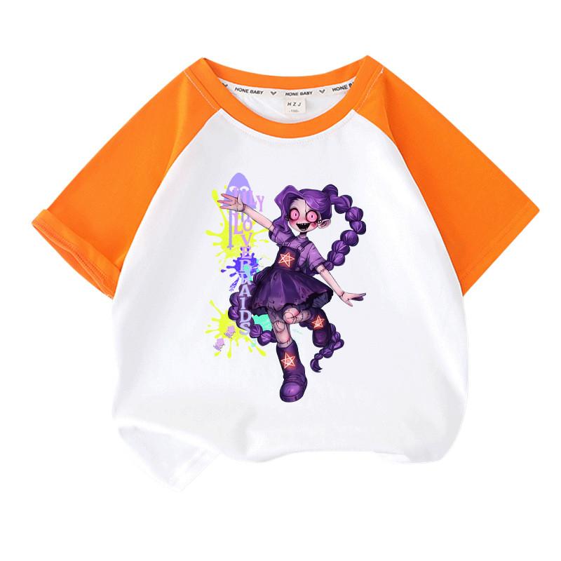 Dziewczęcy T-shirt Playtime Lily z nadrukiem Lovebraids i raglanowymi rękawami