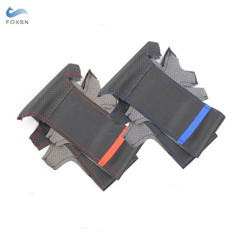 Accesorii Auto Capa Volan Tapiterie Piele Pentru Fiat 500 500C (GQ/S) 2013 2014 2015 pentru Abarth 500 500C 595 595C