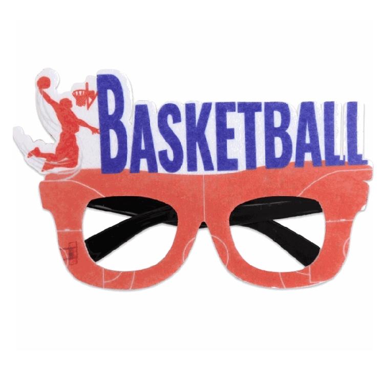 Plastic Basketball Eyeglass Basketball Glasses Frame Photo Booth Props Basketball Game Eyeglass Eyewear Gifts Women Men