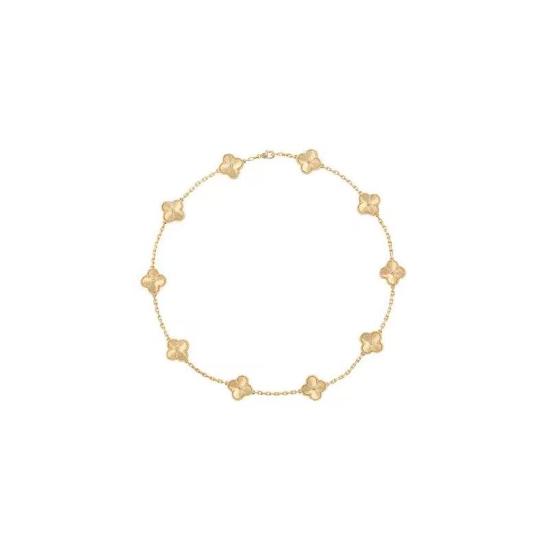 Four-leaf Clover 10-flower Necklace High-end Luxury Women's Clavicle Chain