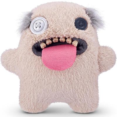 Peluche Fuggler - Oogah Boogah Grigio 22cm Bambola Mostro da Collezione Creepy Cute per Bambini Adulti Sollievo dallo Stress