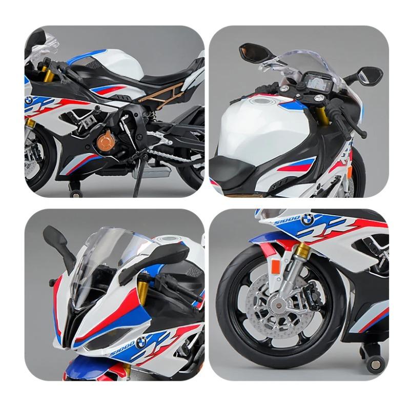 1/12 BMW S1000RR 2021 Die Cast Motorcycle Model Toy Vehicle Collection Autobike Shork-Absorber Off Road Autocycle Toys Car
