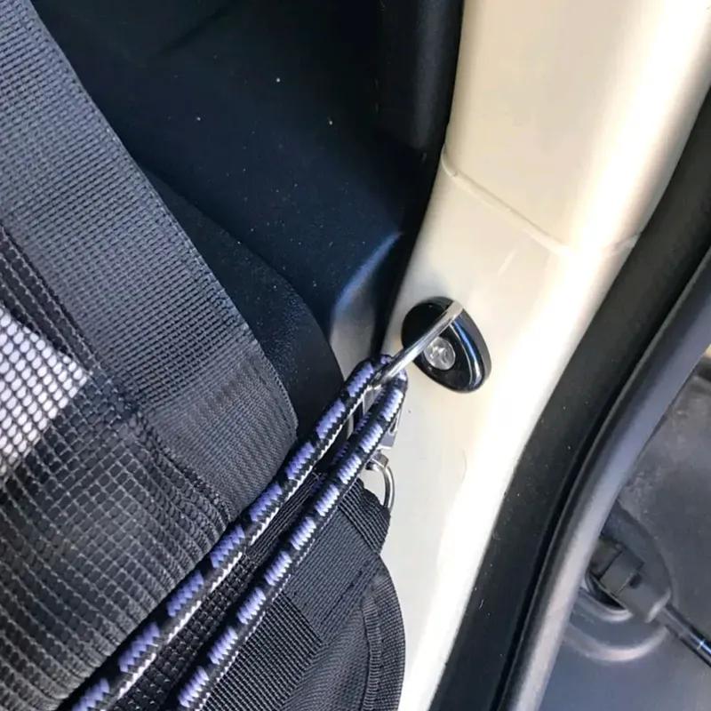 Car D-Ring Buckle Tie Down Anchors Seat Head Restraint Interior Accessories For Suzuki Jimny JB64 JB74