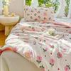 Class A Summer Cool Quilt: Double Yarn for Mother & Baby - Lightweight Air Conditioning Quilt for Kids, Students, and Dorms