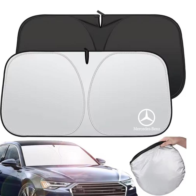 Car Windshield Sun Shade Foldable for UV Ray Block & Sun Heat For Mercedes Benz W203 W204 W205 W210 W211 W212 W221 W222 CLS CLA Vvv1