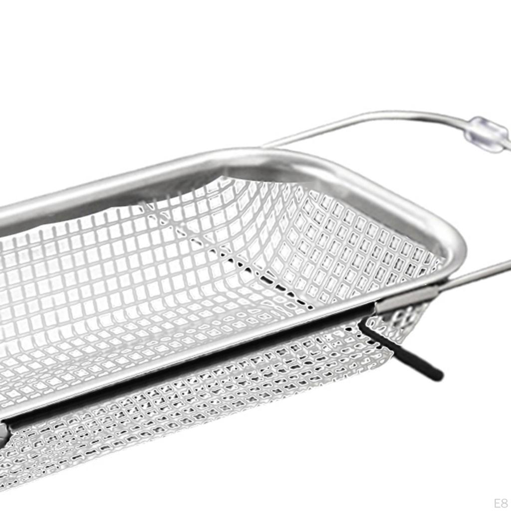 Adjustable Drain Rack for Kitchen Sink to Hold Utensils And Strain Food