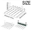 Rotatable Clothes Rack Organizer Multi Layer Wardrobe Organizer Adjustable Trouser Hangers  Travel