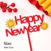 Happy New Year 2026 Acrylic Cake Toppers (10 Pcs)