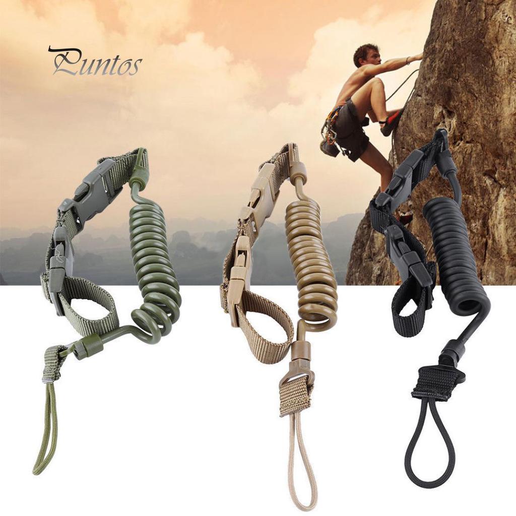150cm Military Tactical Elastic Release Pistol Sling Lanyard