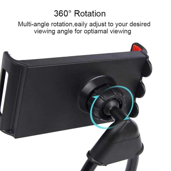 Universal 360 Degree Neckband Phone Holder Rotation Flexible Stand Strap Bracket