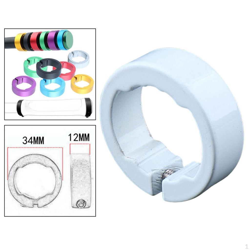 Fahrradgriffe Schnalle Schloss Fahrrad Lenker Ende Metall für 22,2 mm