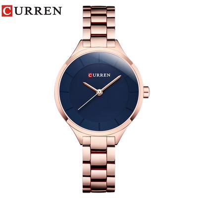 CURREN Top Brand Fashion Ladies Watches Stainless Steel Band Quartz Female Wrist Watch Ladies Gifts Clock 9015
