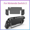 For Switch 2 Grip Shell Cover W/5 Game Card Slots Ergonomic Grips Holder for Switch2 Anti Slip Handle Protective Case with Stand