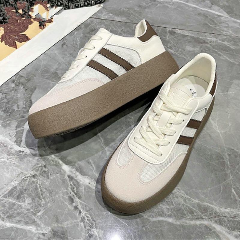 

thick-soled mesh women s shoes women s summer new Xiaobai casual sports board shoes summer summer 40