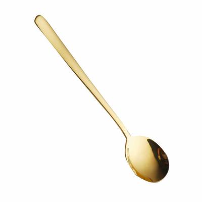 Löffel mit langem Stiel Edelstahl Tee Kaffee Dessert Eiscreme Suppenlöffel