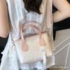 New Chinese style national style bag women's 2025 new trendy fashion versatile hand bag shoulder crossbody bucket bag