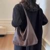 Vintage Red Wedding Bridal One Shoulder Bag Large Capacity Texture Soft Leather Handbag Temperament Casual Underarm Bags