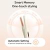 PLUZZ Hair Mini Iron for Straightening and Compatible with Fast 5 Temperature 200 Million Negative Silk for Compact for Ceramic High with Function