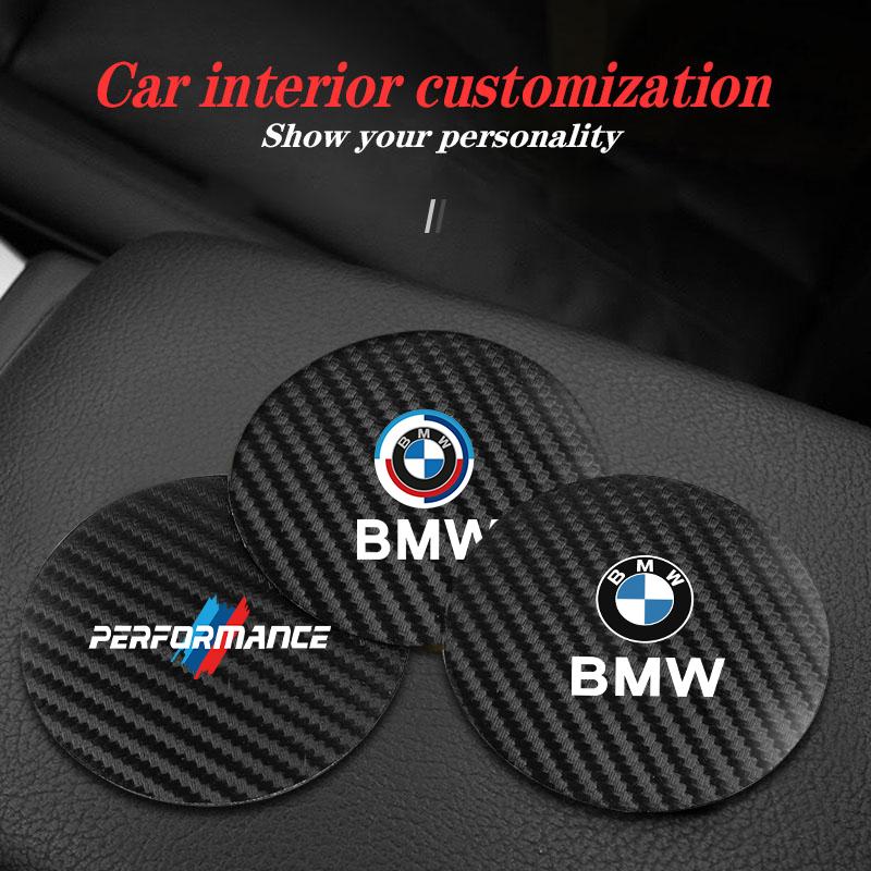 2 st Biltvålkorkmatta Bilmugghållare Halkfri dyna för BMW M3 M4 M5 G42 G30 G20 E39 E36 E87 E53 F44 F07 F34 G15 G16 G23 G22 F30