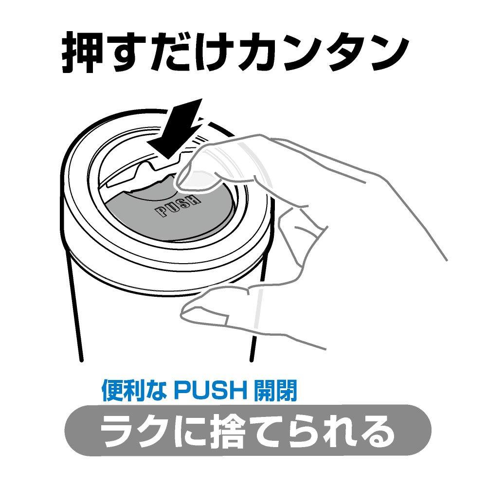 Seiko Sangyo EXEA Car Ashtray for Electronic Cigarette Black Dust, ED-611,