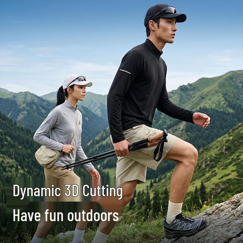 Peak Unisex Outdoor Quick-Dry 5A Anti-Bacterial Long Sleeve Sport T-Shirt
