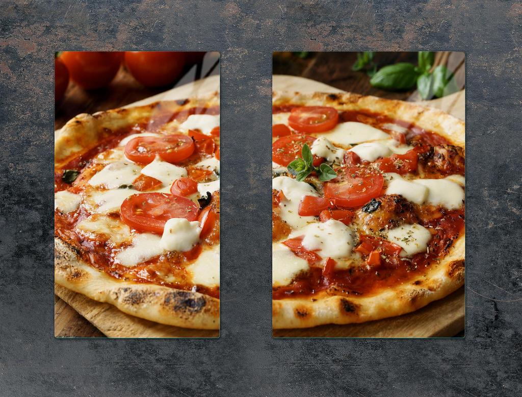 SZKLANA PŁYTA OCHRONNA DO KUCHNI 65x52 PIZZA