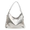 Korean Style Unisex Fashion Letter Embossed Pu Shoulder Bag For Daily Use